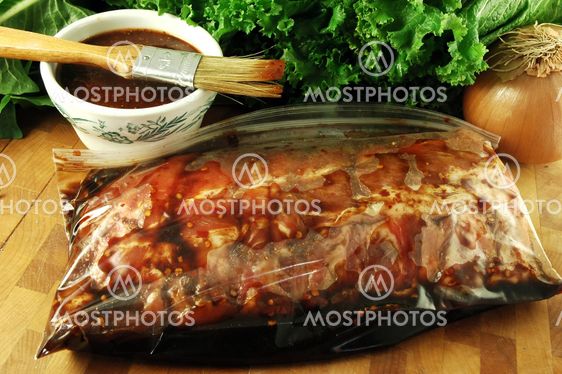 Marinating Ribs
