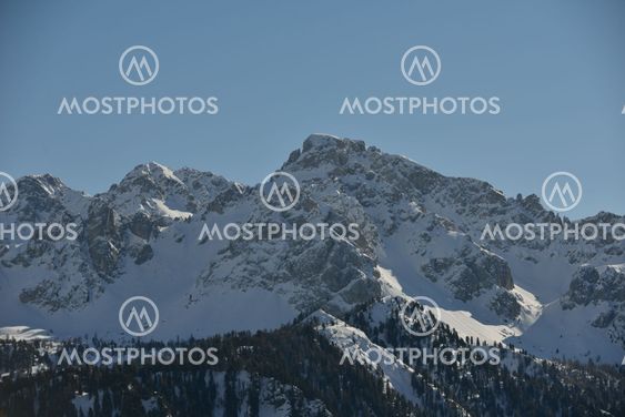 mountain winter nature