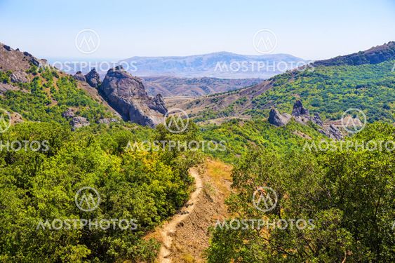 Crimea mountain landscape