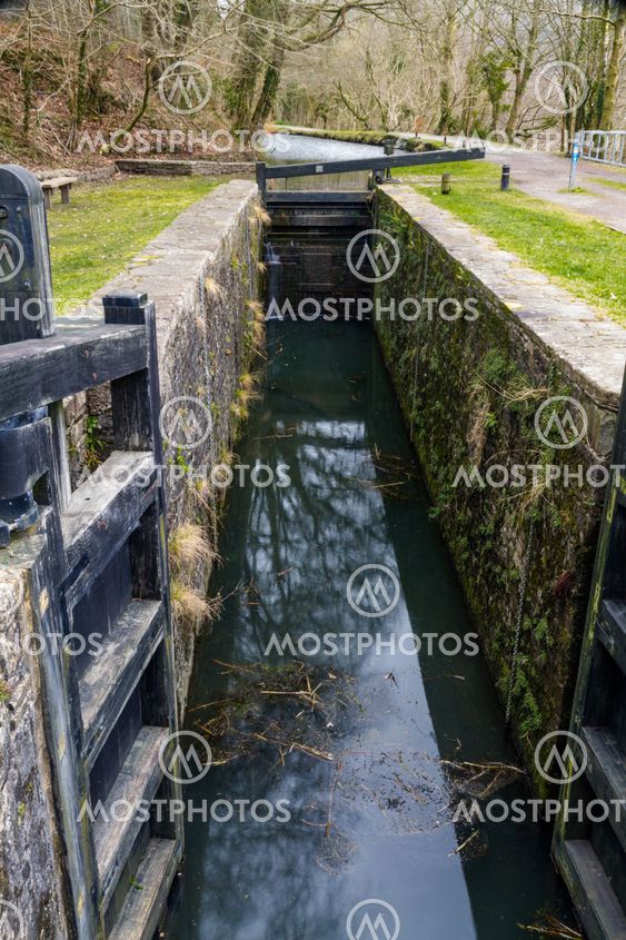 Canal lock, Neath Canal.