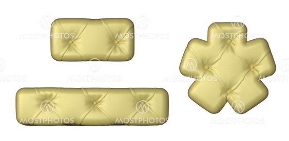 Luxury beige leather font hyphen and asterisk