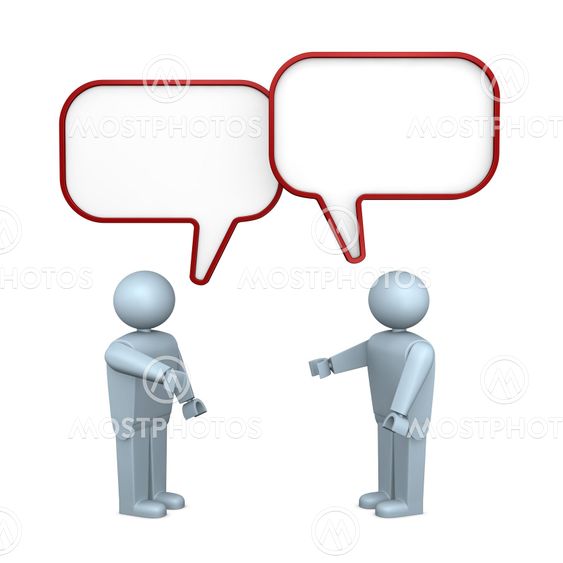 people talking