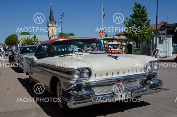 Old timer car in Borgholm, Sweden