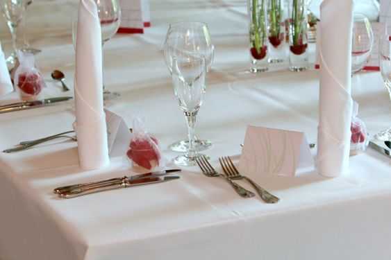 table in a restaurant