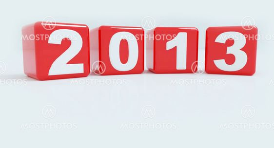 2013 in red cube