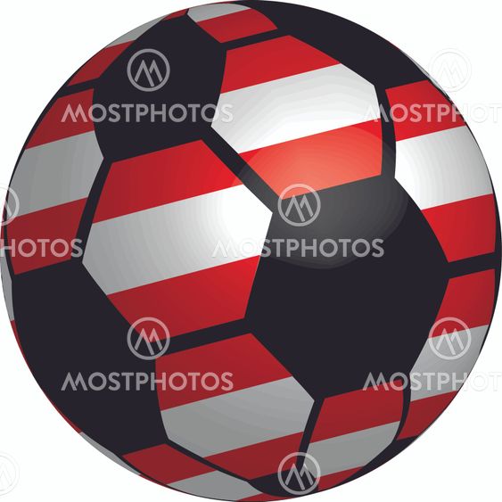 Austria flag soccer ball