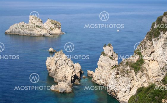 Greece. Corfu, Paleokastrica coast