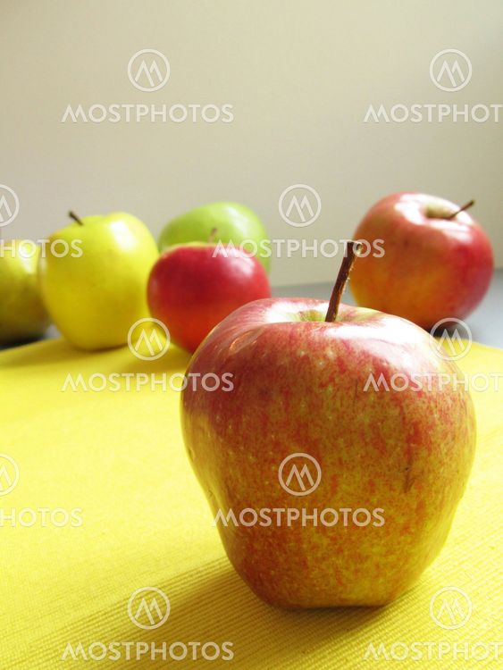 Colorful apples