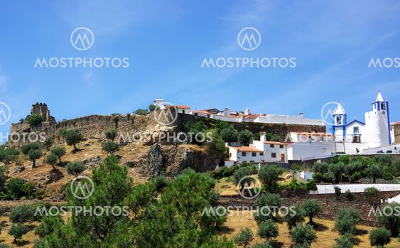 Landscape of Alegrete village, Portugal.