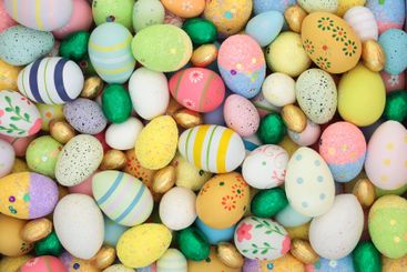 Easter Egg Abstract Background for Holiday Season