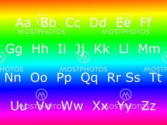 English alphabet