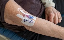 Nyss tagit blodprov.