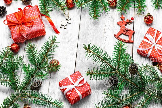 Bright Christmas background