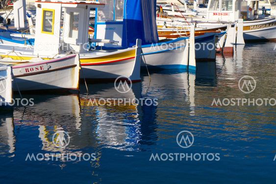 boat reflections