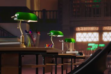 Traditional library with grand interiors featuring...