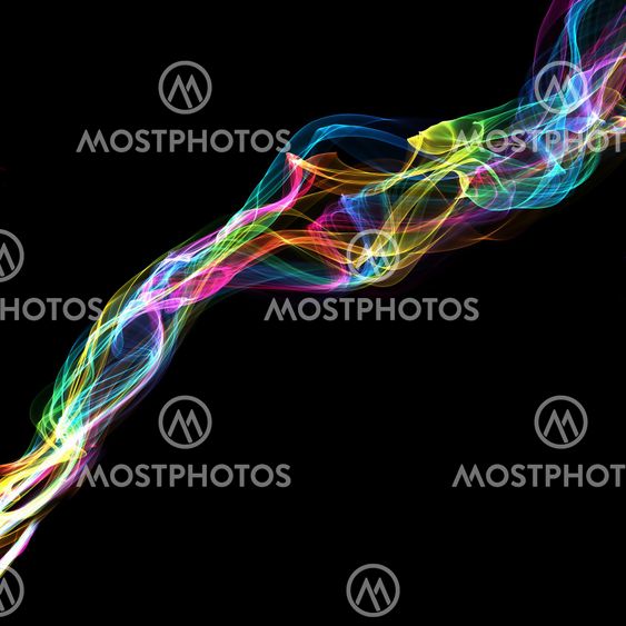 abstract ribbon waves