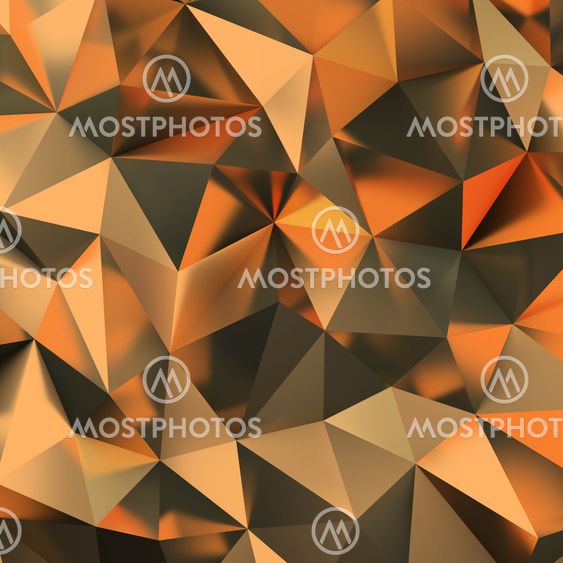 golden polygonal background