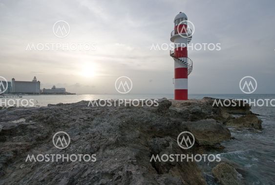 Lighthouse on the Rocks