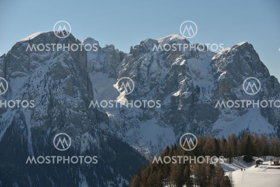 mountain winter nature