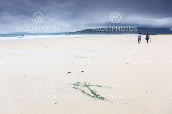 Beach of Carnota, La Coruña, Galicia, Spain