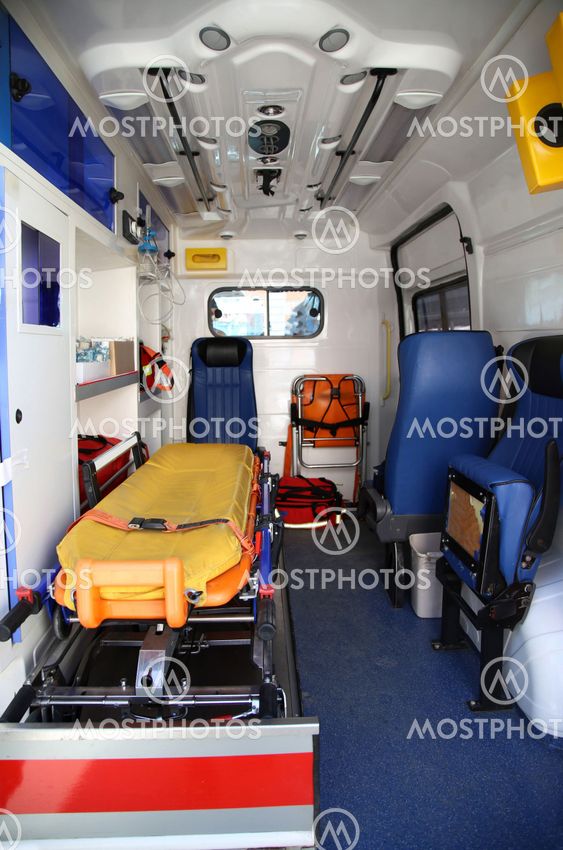 Details of the inside part of the medical equipment in...