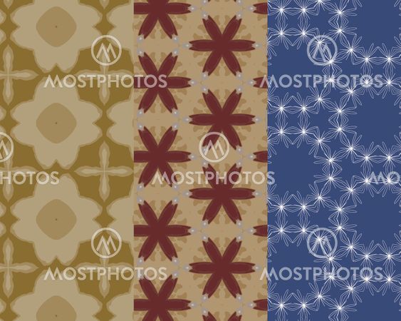 Set of seamless abstract pictures