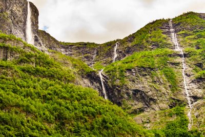 Waterfalls in mountains - Norway