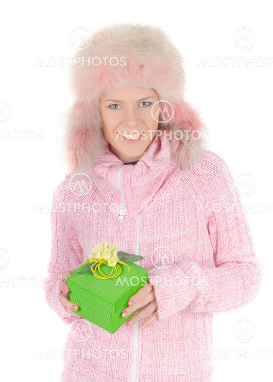 Beutiful woman in pink