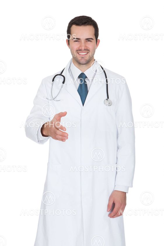 Portrait Of Friendly Male Doctor
