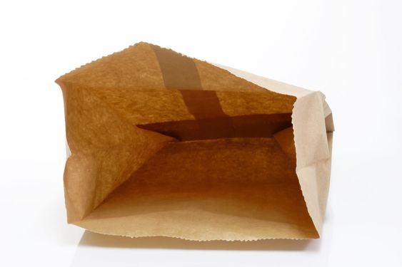 Emty paper bag
