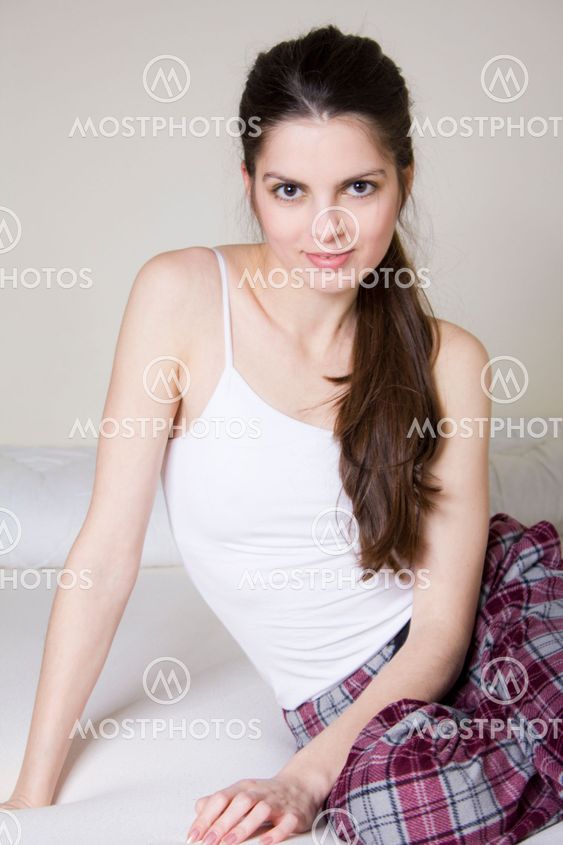 Woman in bed