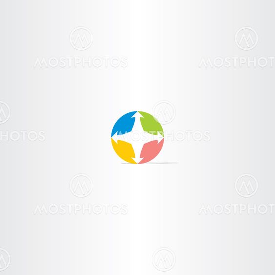 compass circle icon logo