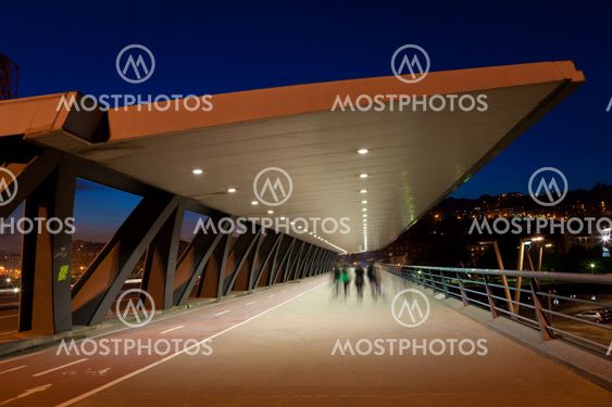 Euskalduna bridge, Bilbao, Bizkaia, Spain
