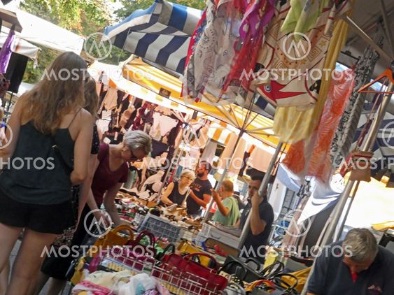 Market in Turin, Italy