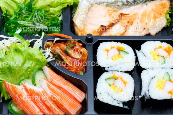 Traditional Japanese Food Set