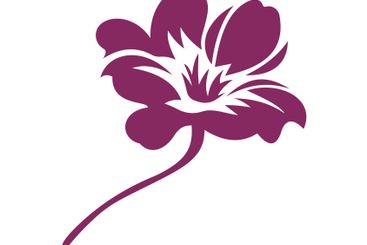 Romantic Blossom Natural Fresh Purple Flower Floral...