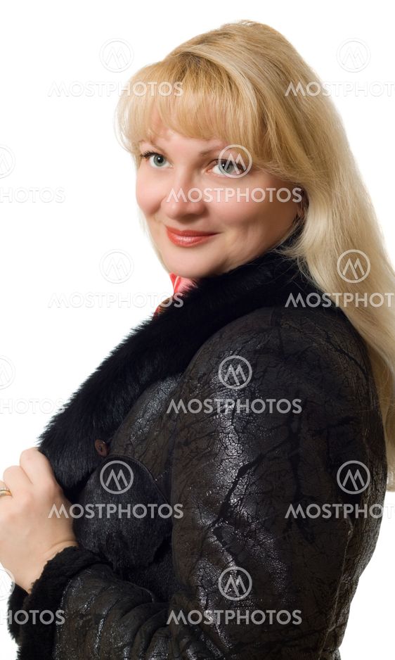 Portrait of attractive blond woman