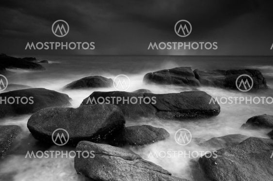 B&W Seascape