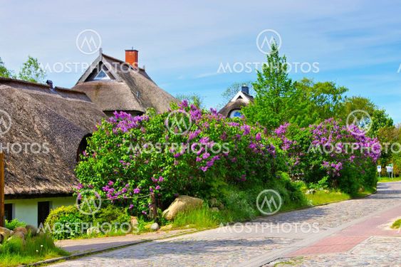 the village Gross Zicker on the island of Ruegen