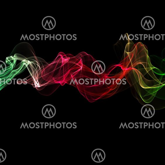 abstract ribbon waves