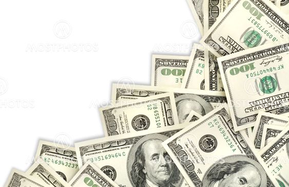 Collage of money