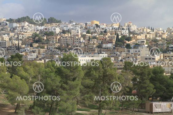 Landscape view from Jarash, Jordan