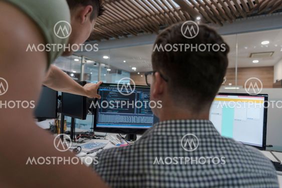 startup business people group working as team to find...