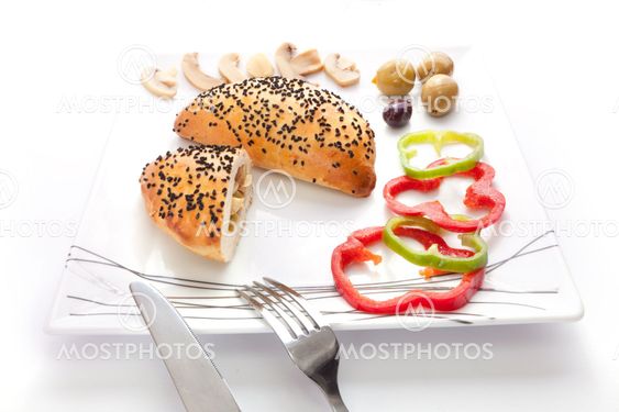 Pate stuffed with Mashroom