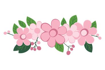 Beautiful Romantic Pink Floral Flower Crown Arrangements...