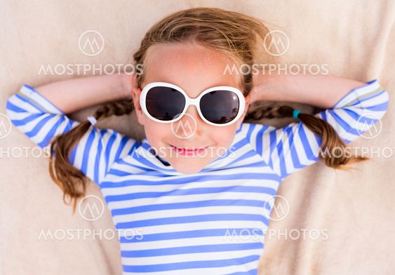 Adorable little girl on vacation