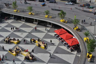 Sommar på Sergels torg