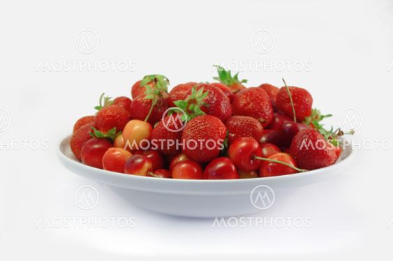 isolated summer berry