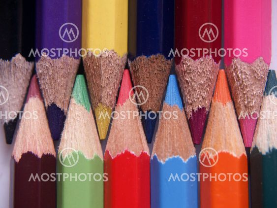 Colored pecils.