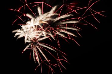 Abstract fireworks background